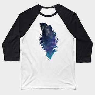 watercolor feather Baseball T-Shirt